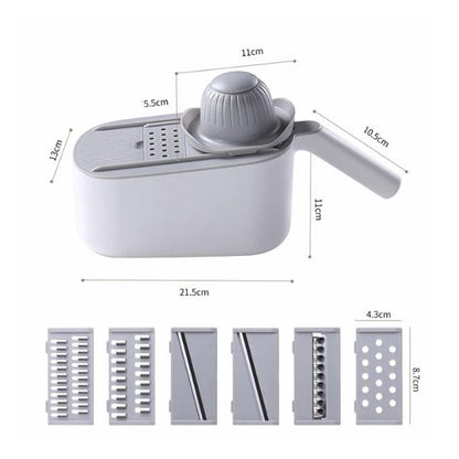 Cool Gift, Multi-functionalVegetable Cutter 6 Blades
