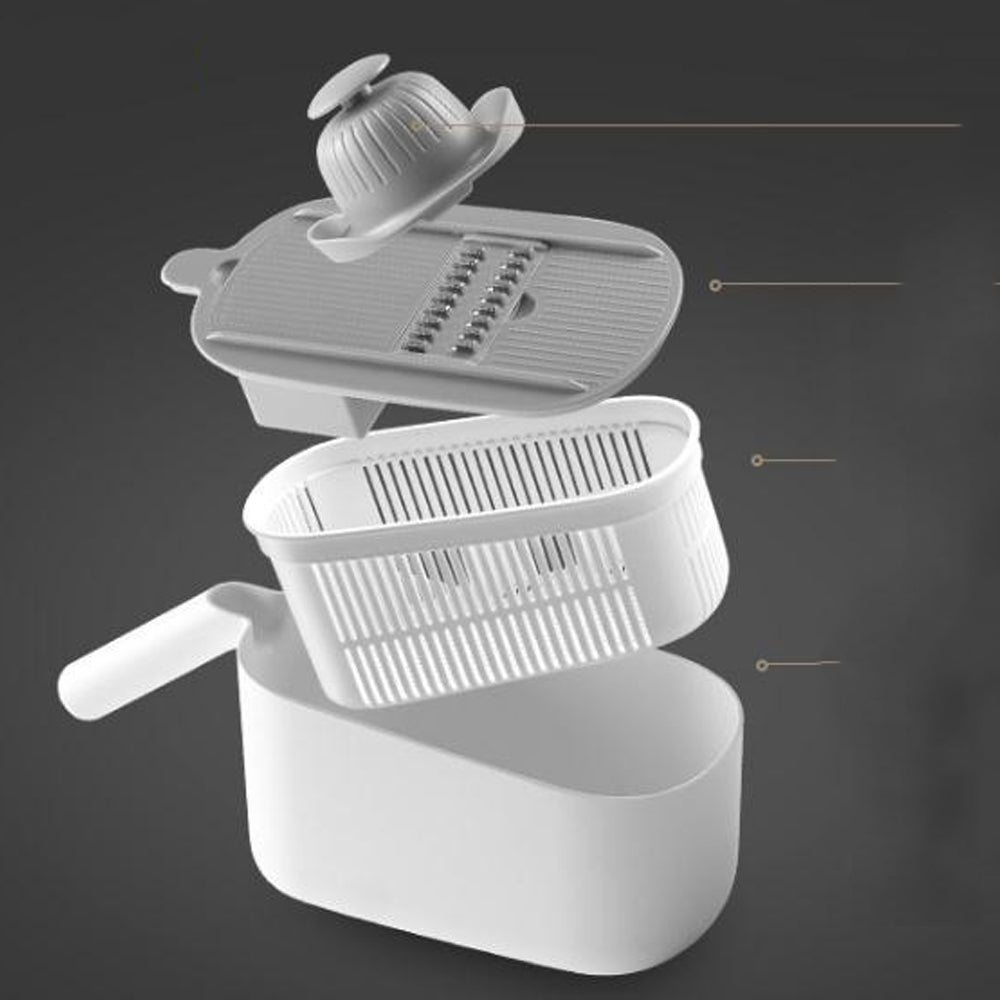 Cool Gift, Multi-functionalVegetable Cutter 6 Blades