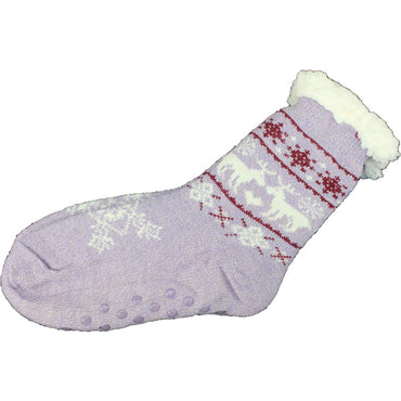 Cool Gift, Womens Slipper Socks Winter Warm Fleece, Available in Different Colors
