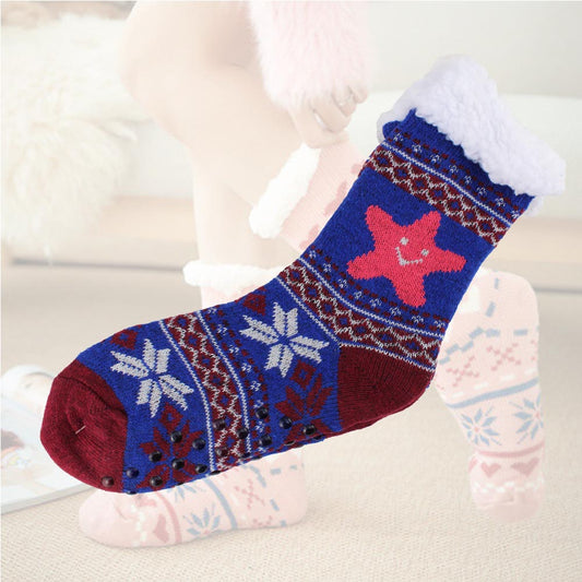 Cool Gift, Womens Slipper Socks Winter Warm Fleece, Available in Different Colors