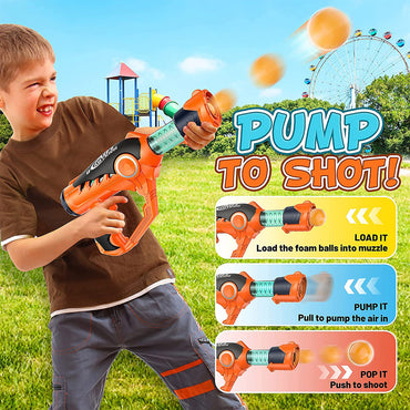 Cool Gift, Foam Ball Popper Air Guns Toy