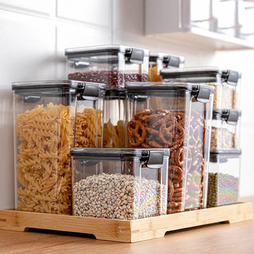 Cool Gift, Rectangle Food Storage Containers, Sealed Jar With Lid, Available in Different Sizes