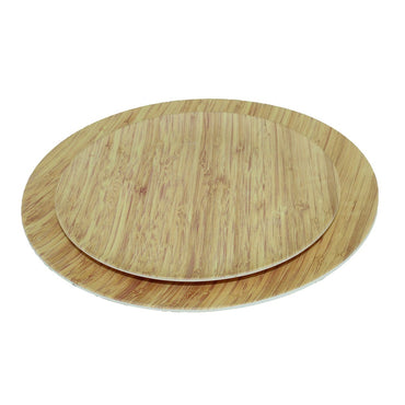 Cool Gift, 20cm Plate Wooden Melamine Dinnerware