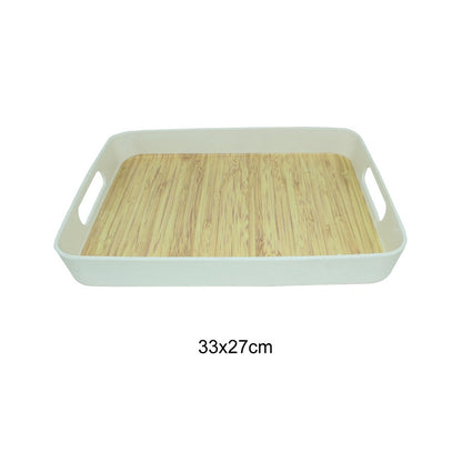Cool Gift, Tray Wooden Melamine Dinnerware, Available in Different Sizes