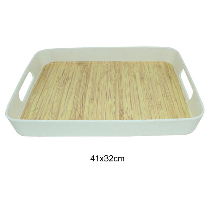 Cool Gift, Tray Wooden Melamine Dinnerware, Available in Different Sizes