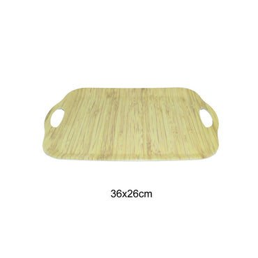 Cool Gift, Tray Wooden Melamine Dinnerware, Available in Different Sizes