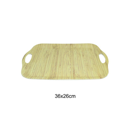 Cool Gift, Tray Wooden Melamine Dinnerware, Available in Different Sizes