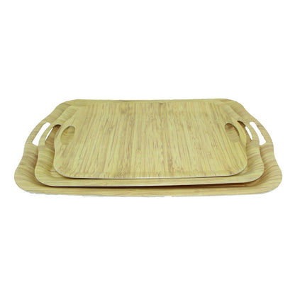 Cool Gift, Tray Wooden Melamine Dinnerware, Available in Different Sizes