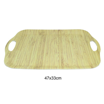 Cool Gift, Tray Wooden Melamine Dinnerware, Available in Different Sizes