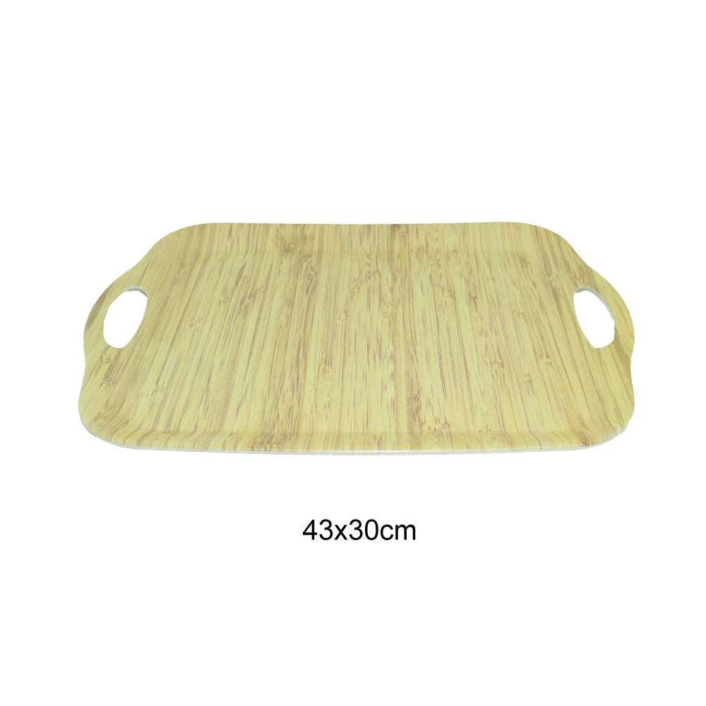 Cool Gift, Tray Wooden Melamine Dinnerware, Available in Different Sizes