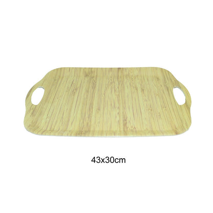 Cool Gift, Tray Wooden Melamine Dinnerware, Available in Different Sizes