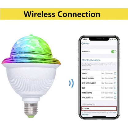 Cool Gift, Disco Ball Light Bluetooth With Remote Control