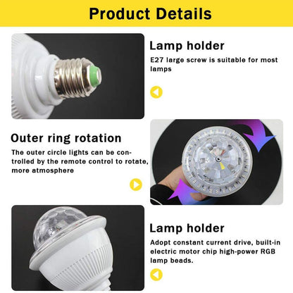 Cool Gift, Disco Ball Light Bluetooth With Remote Control