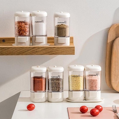 Cool Gift, Double Seasoning Jars Set Measuring