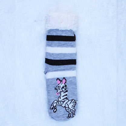 Cool Gift, Kids Sherpa Winter Fleece Lining Socks, Available in Different Models