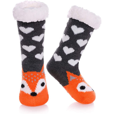 Cool Gift, Kids Sherpa Winter Fleece Lining Socks, Available in Different Models