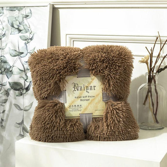 Cool Gift, Double sided Faux Fur Sherpa Fleece Blanket 200x230  cm, Available in Different Colors