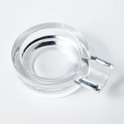 Small Round Glass Ashtray For 1 Cigar