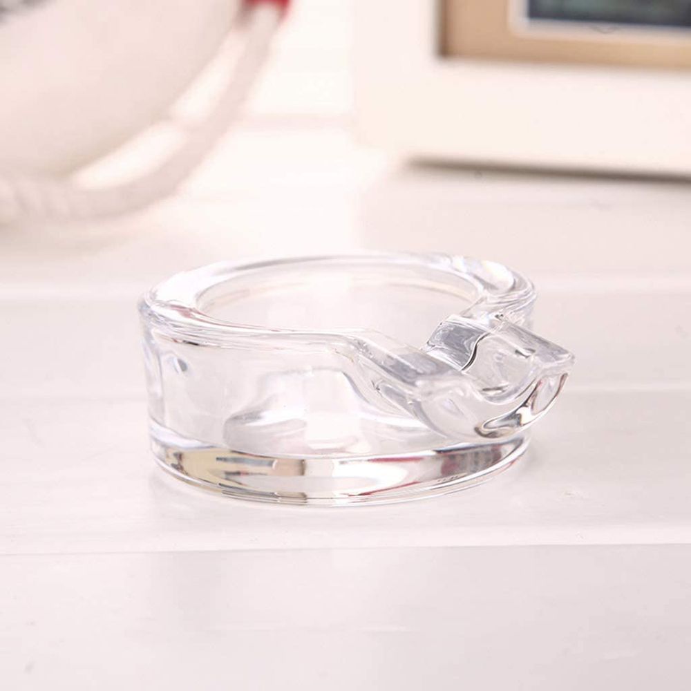 Small Round Glass Ashtray For 1 Cigar