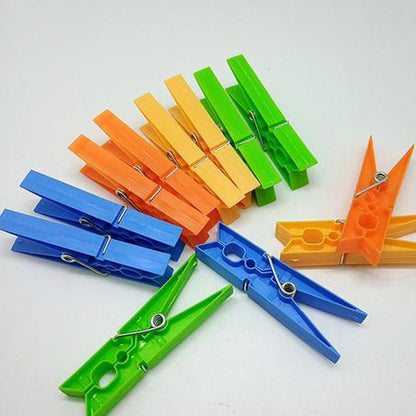 Cool Gift, Plastic Clothespins, 24-Pack