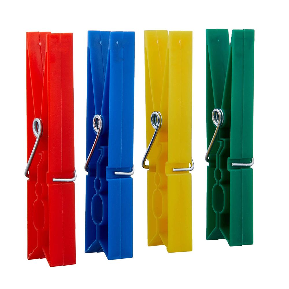 Cool Gift, Plastic Clothespins, 24-Pack