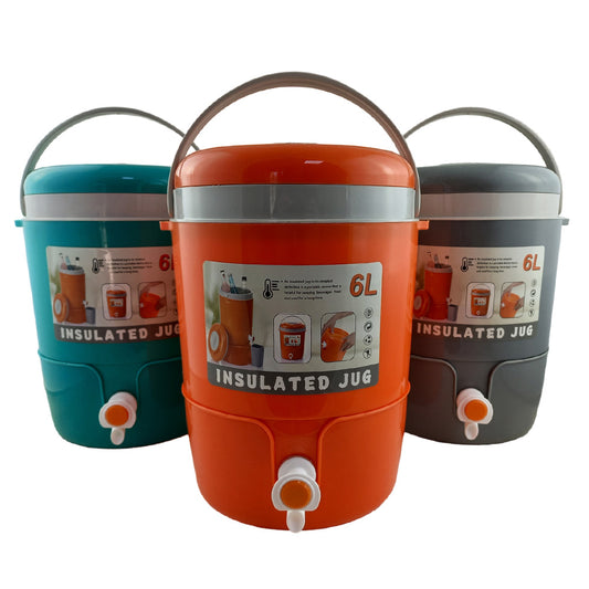 Cool Gift, Thermo Bottle Barrel Beverage Dispenser Set, Available in Different Colors