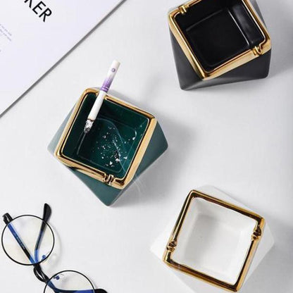 Cool Gift, Luxury Ceramic Ashtray, Available in Different Colors