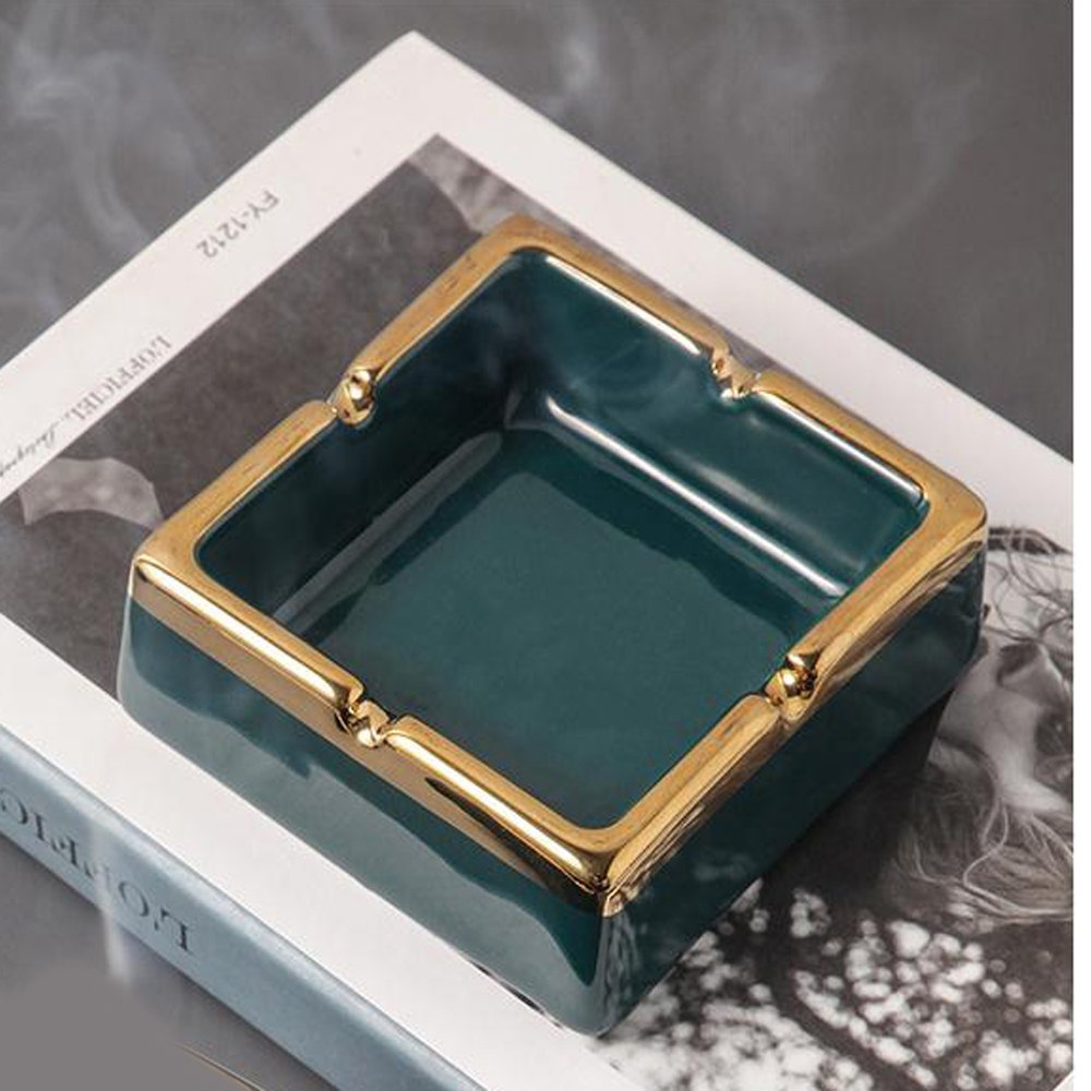 Cool Gift, Luxury Ceramic Ashtray, Available in Different Colors