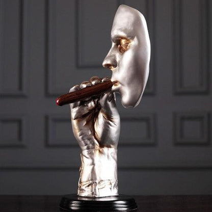 Cool Gift, Abstract Sculptures Smoking Cigar