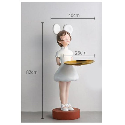 Cool Gift, Nordic Angel Statue Tray