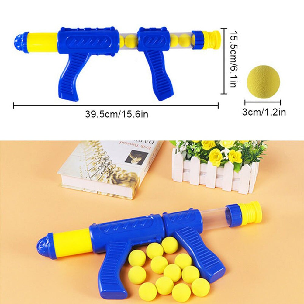 Cool Gift, Blaster-automatic 971-3 Air powered gun, shoots soft balls