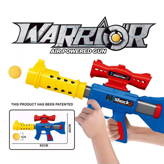Cool Gift, Blaster-automatic 971-13 Air powered gun, shoots soft balls