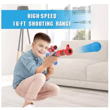 Cool Gift, Blaster-automatic 971-14 Air powered gun, shoots soft balls