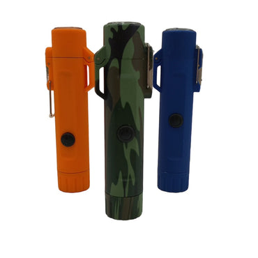 Cool Gift, Dual Arc Electric Lighter With Torsh & Compass, Available in Different Colors