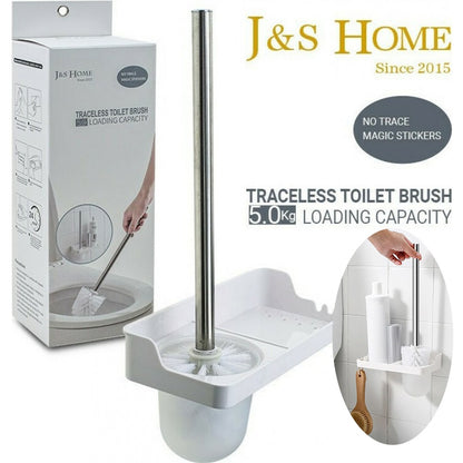 J&S Home, Plastic Toilet Brush Set with Holder, JS185017