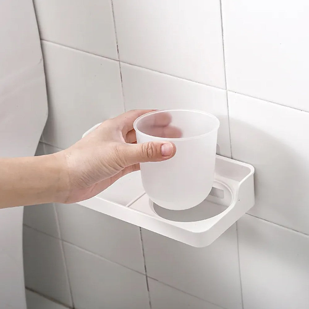 J&S Home, Plastic Toilet Brush Set with Holder, JS185017