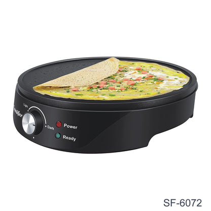 Sonifer, SF-6072, Crepe Maker Black 1200 W