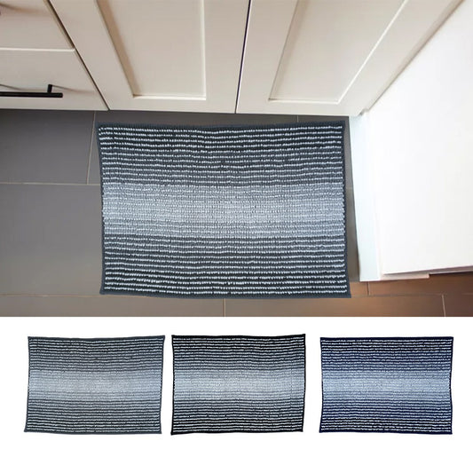 Cool Gift, Chunky Bobble Bath Mat In Merlin Stripe  55X75Cm, Available in Different Colors