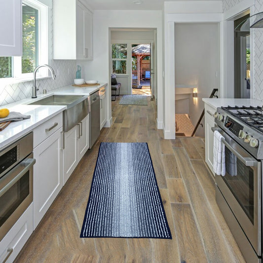 Cool Gift, Chunky Bobble Bath Mat In Merlin Stripe  55X150Cm, Available in Different Colors
