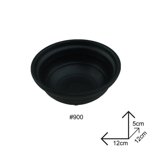 Cool Gift, Bowl Black Melamine Dinnerware