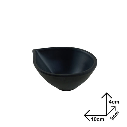 Cool Gift, Dip Black Melamine Dinnerware