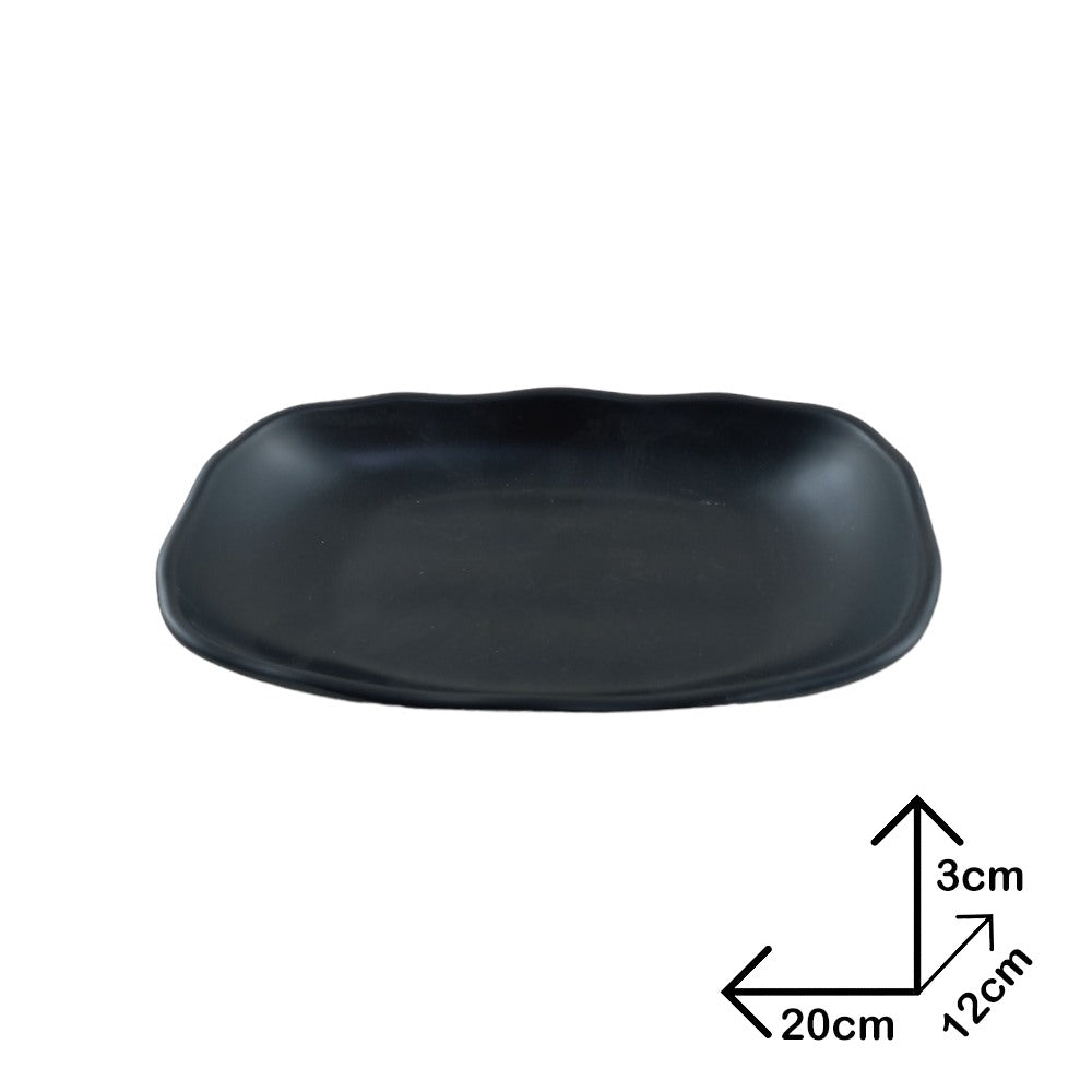 Cool Gift, Dinner Plate Black Melamine Dinnerware
