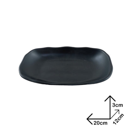 Cool Gift, Dinner Plate Black Melamine Dinnerware