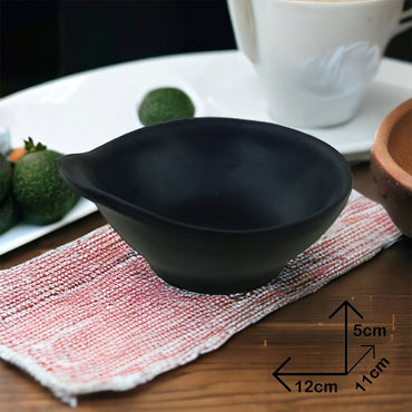 Cool Gift, Sauce Dip Black Melamine Dinnerware