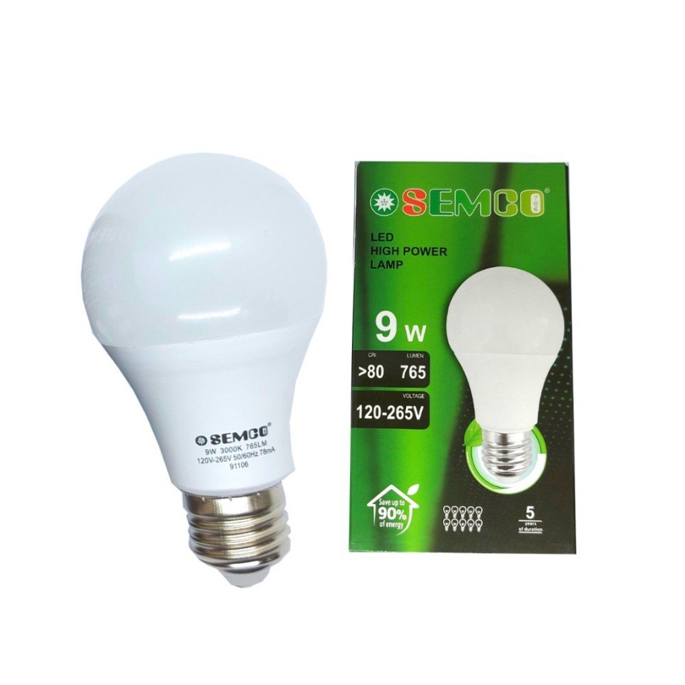 Semco, Led Light Bulb 9W Day Light E27