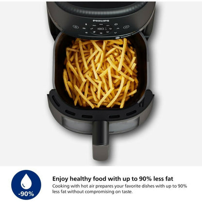 Philips Air Fryer 1500W, 4.2L, Digital Touch, Screen Control, Black PO-6820