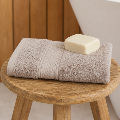 Karaca Home Dielle Recycle Grey Bath Towel 50 x 90 cm, 200.20.01.0671