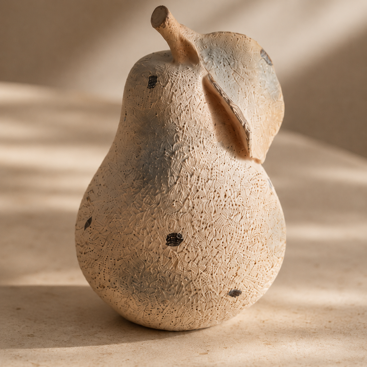 Karaca Pear Gold Figurine Decorative Sculpture, 153.19.01.1224