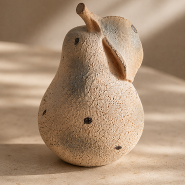 Karaca Pear Gold Figurine Decorative Sculpture, 153.19.01.1224