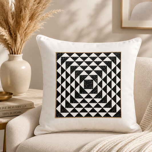 Karaca Home Danea Zeugma Embroidered Filled Cushion 45 x 45 cm, 200.18.01.0266